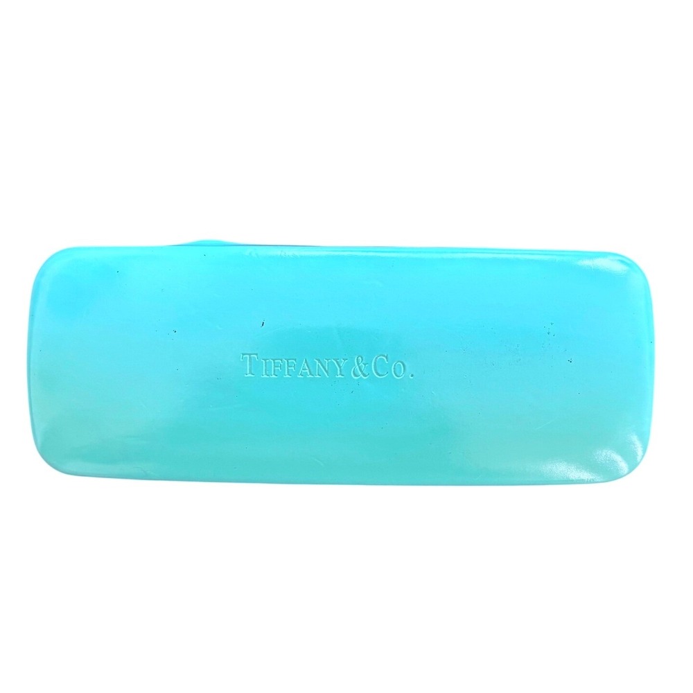 Tiffany‎ & Co Blue Hard Clamshell Eyeglass Sunglasses Case Womens